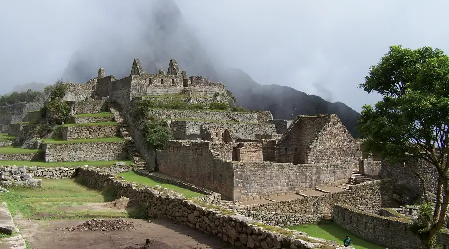 Vista panorámica de Machu Picchu